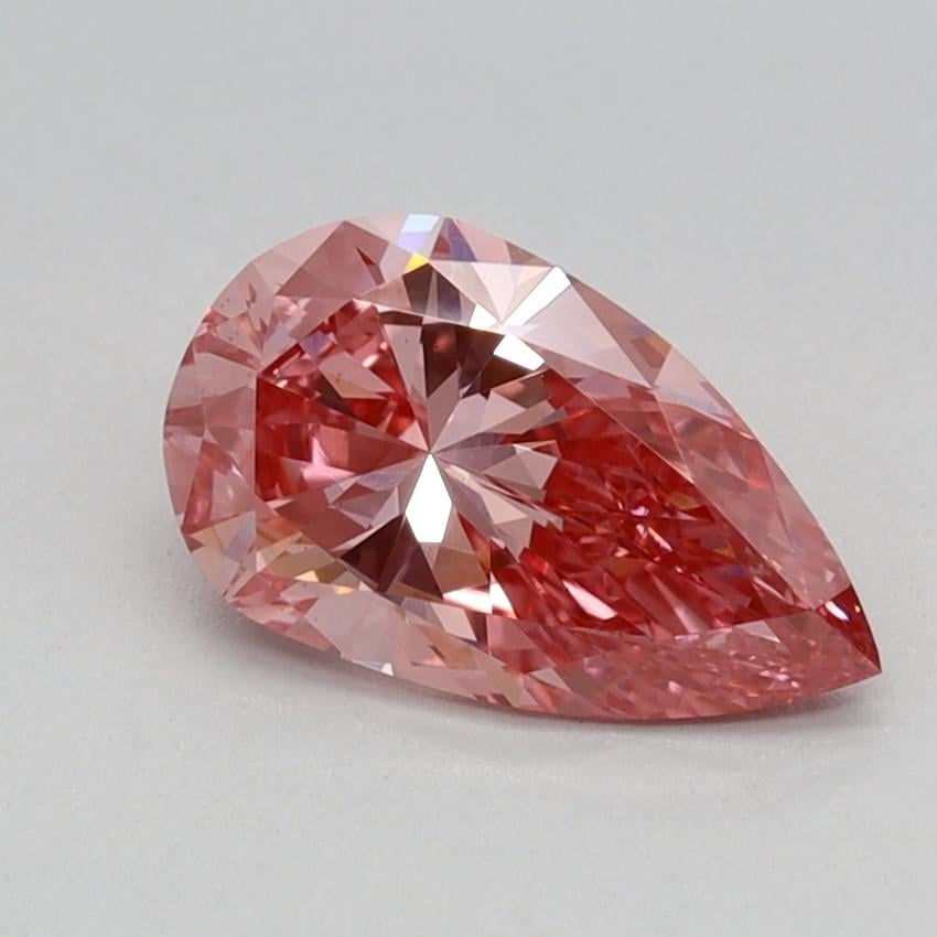 0.75 Ct. Fancy Vivid Pink Pear Lab Grown Diamond