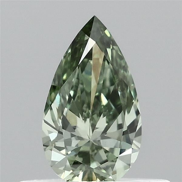0.34 Ct. Fancy Vivid Green Pear Lab Grown Diamond
