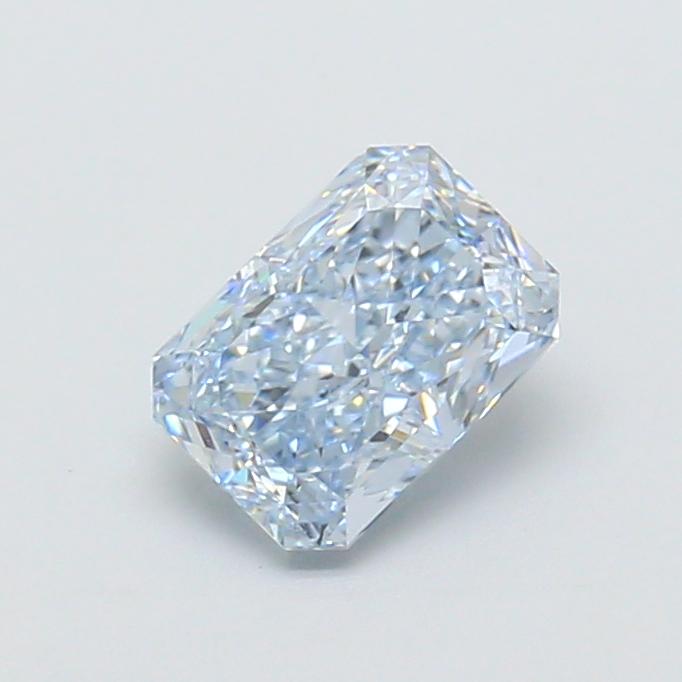 1.28 Ct. Fancy Blue Radiant Lab Grown Diamond