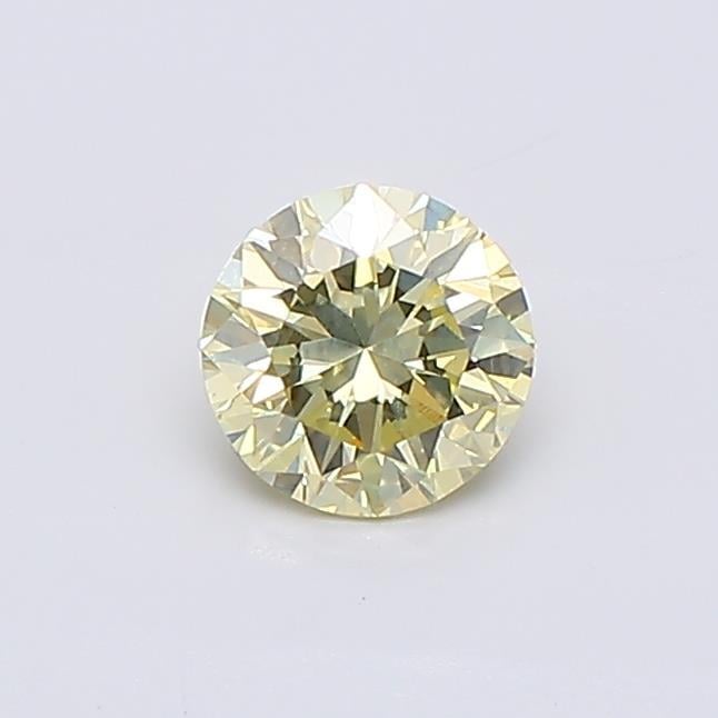 0.34 Ct. Fancy Intense  Yellow Round Lab Grown Diamond