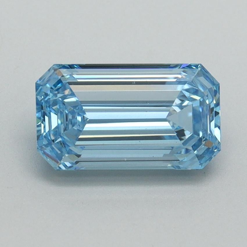 1.50 Ct. Fancy Intense Blue Emerald Lab Grown Diamond