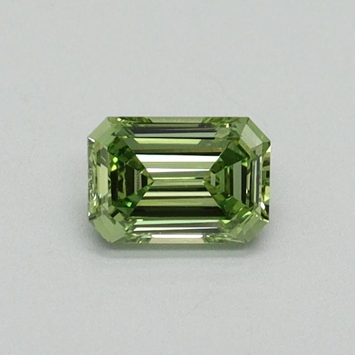 0.32 Ct. Fancy Vivid Green Emerald Lab Grown Diamond