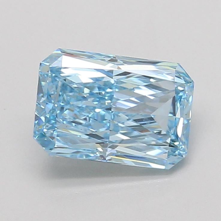 2.09 Ct. Fancy Vivid Blue Radiant Lab Grown Diamond