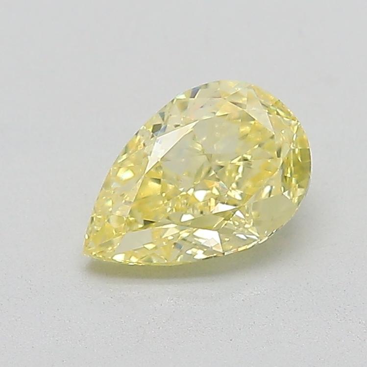 1.05 Ct. Fancy Intense  Yellow Pear Lab Grown Diamond