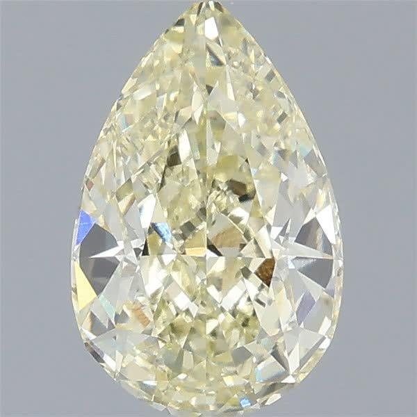 1.53 Ct. Fancy Light Yellow Pear Lab Grown Diamond