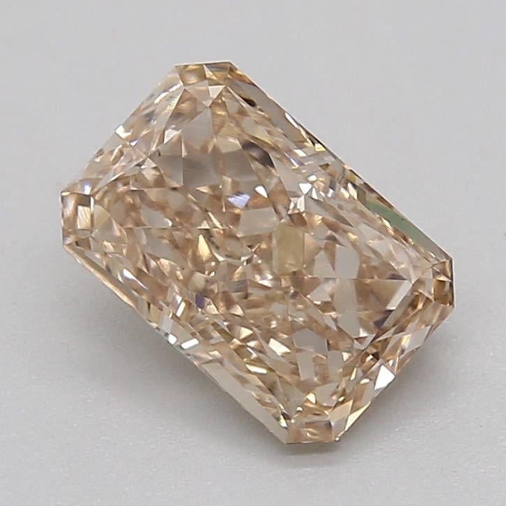 1.06 Ct. Very Light  Brown Radiant Lab Grown Diamond