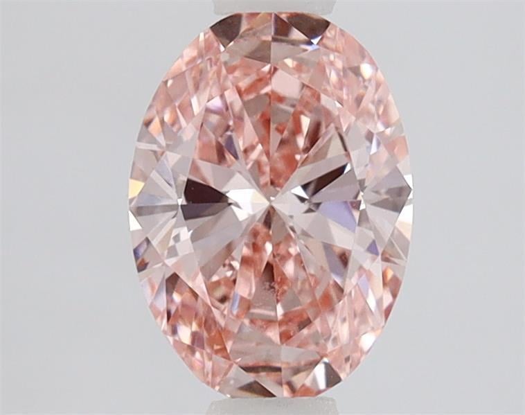 1.04 Ct. Fancy Vivid Pink Oval Lab Grown Diamond