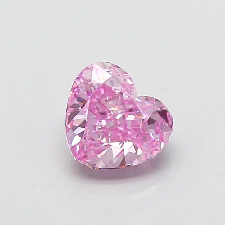 1.00 Ct. Fancy Intense  Pink Heart Lab Grown Diamond