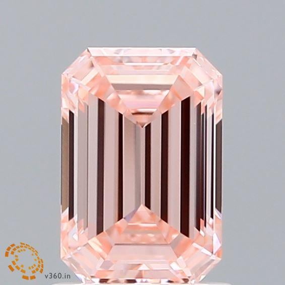 1.31 Ct. Fancy Intense Pink Emerald Lab Grown Diamond