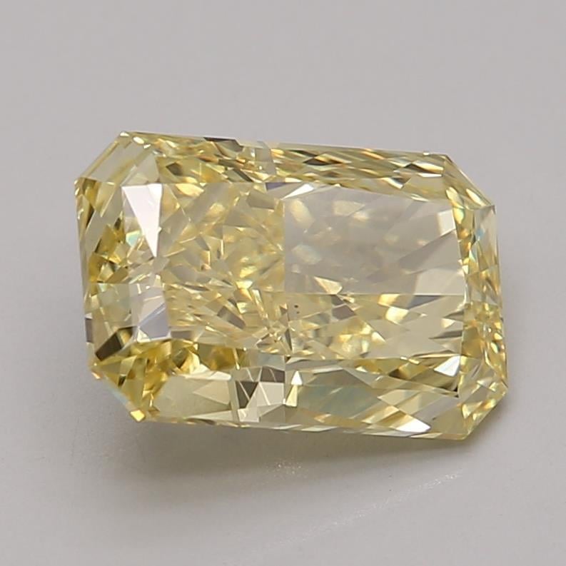2.59 Ct. Fancy Vivid Yellow Radiant Lab Grown Diamond