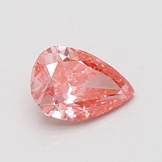 0.60 Ct. Fancy Vivid Pink Pear Lab Grown Diamond