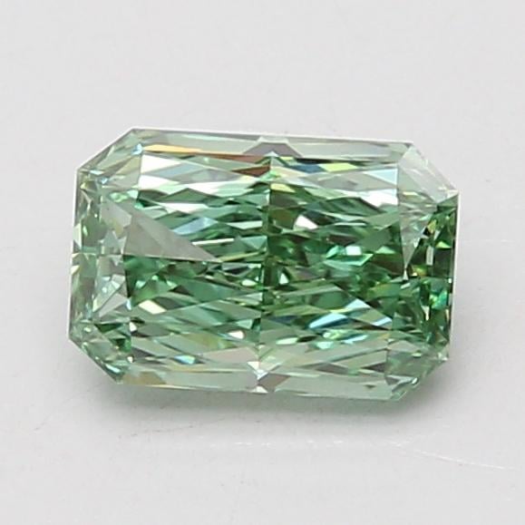 1.09 Ct. Fancy Vivid Green Radiant Lab Grown Diamond