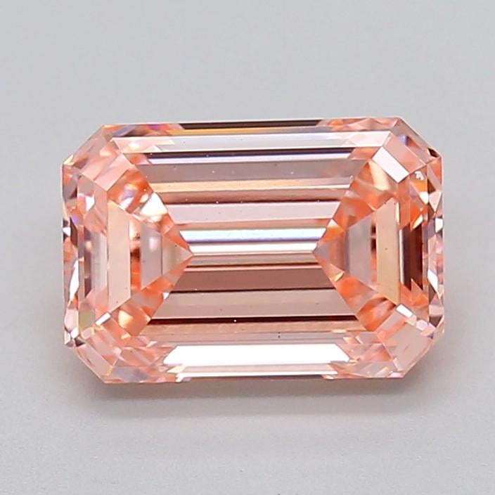3.00 Ct. Fancy Vivid  Pink Emerald Lab Grown Diamond