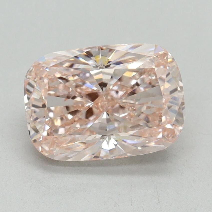 2.09 Ct. Fancy Intense Pink Cushion Lab Grown Diamond