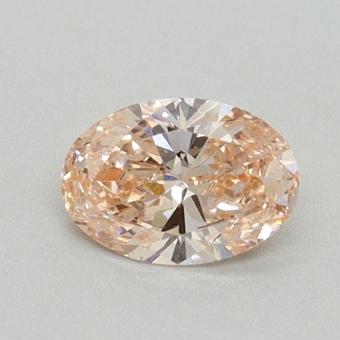 0.51 Ct. Fancy Intense Pink Oval Lab Grown Diamond