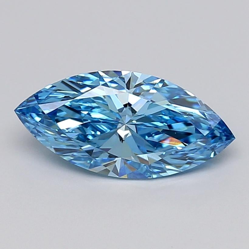 2.05 Ct. Fancy Vivid  Blue Marquise Lab Grown Diamond