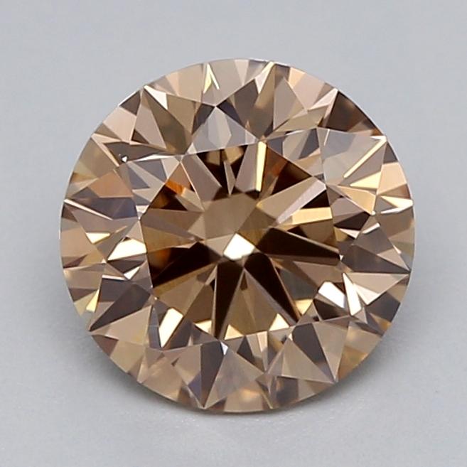 1.00 Ct. Light  Brown Round Lab Grown Diamond