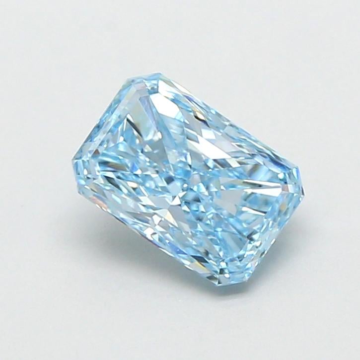 1.07 Ct. Fancy Vivid  Blue Radiant Lab Grown Diamond