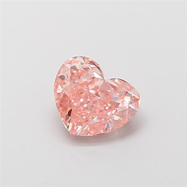 1.02 Ct. Fancy Intense Pink Heart Lab Grown Diamond