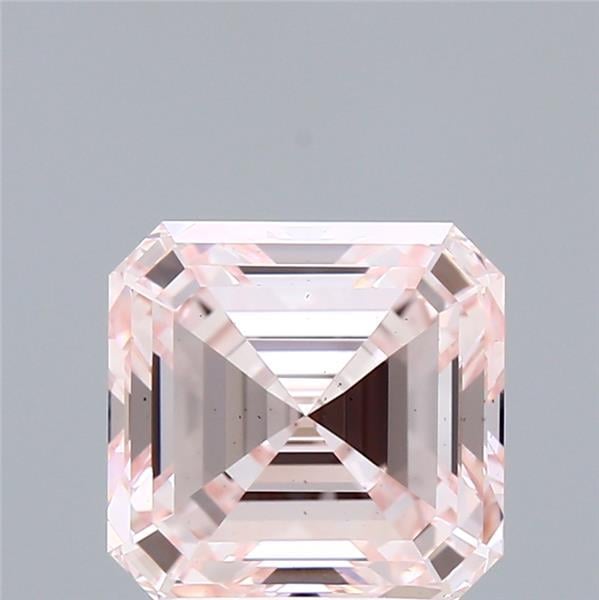 3.03 Ct. Fancy Light Pink Asscher Lab Grown Diamond