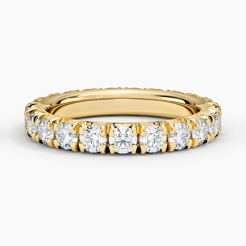 Rose gold diamond engagement ring with surprise diamond details