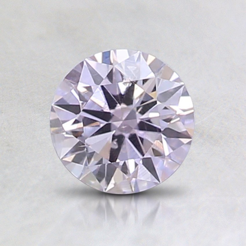 0.23 Ct. Natural Fancy Light Pink Round Diamond