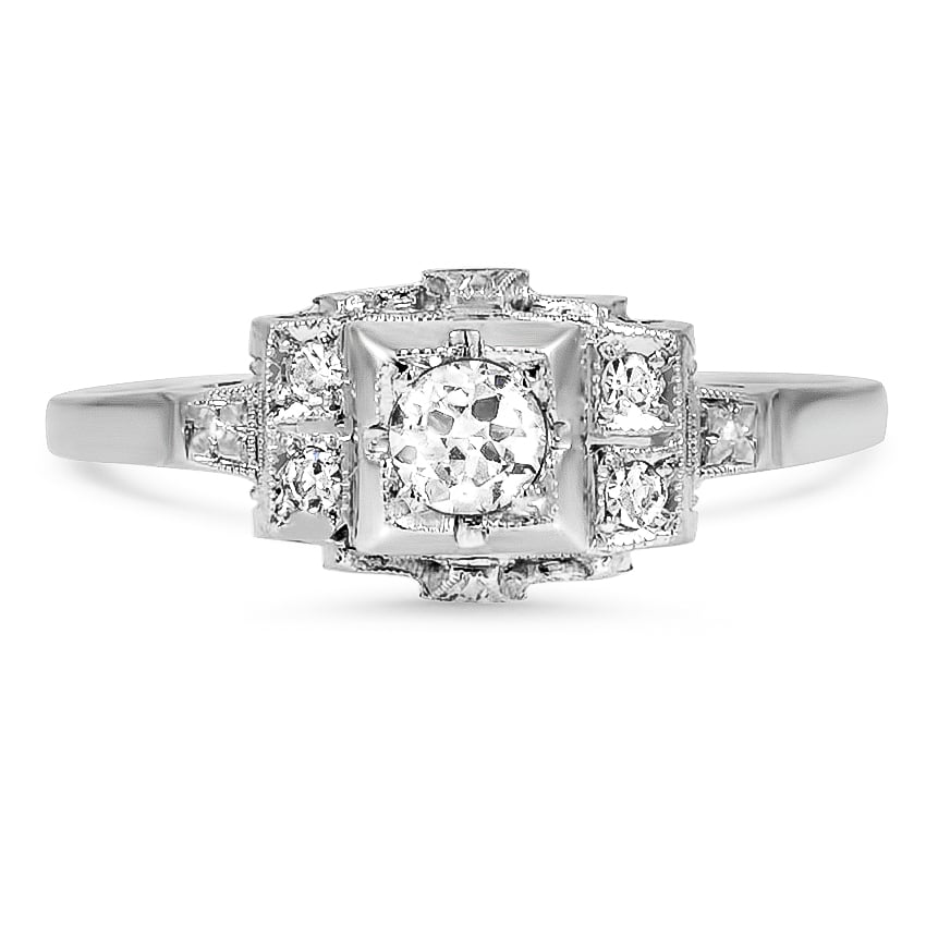 Art Deco Diamond Vintage Ring