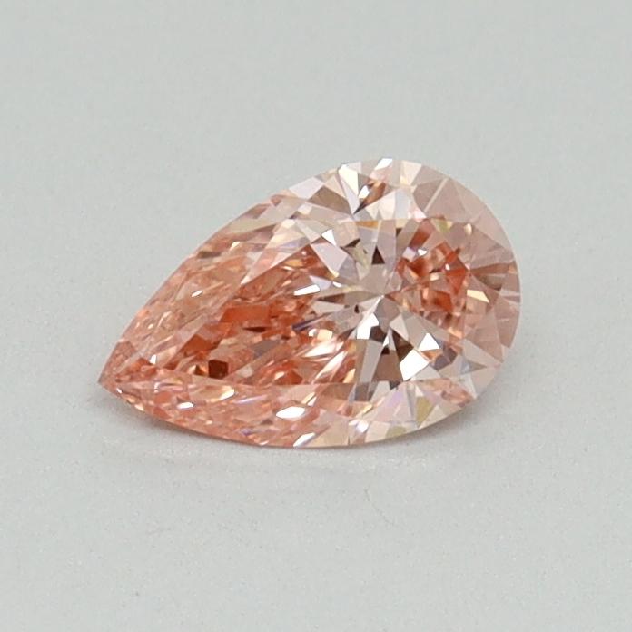 0.37 Ct. Fancy Vivid Pink Pear Lab Grown Diamond