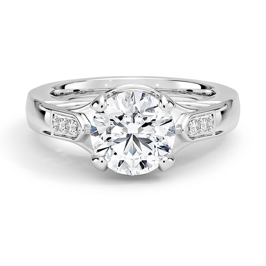 Custom Vintage-Inspired Filigree Diamond Ring