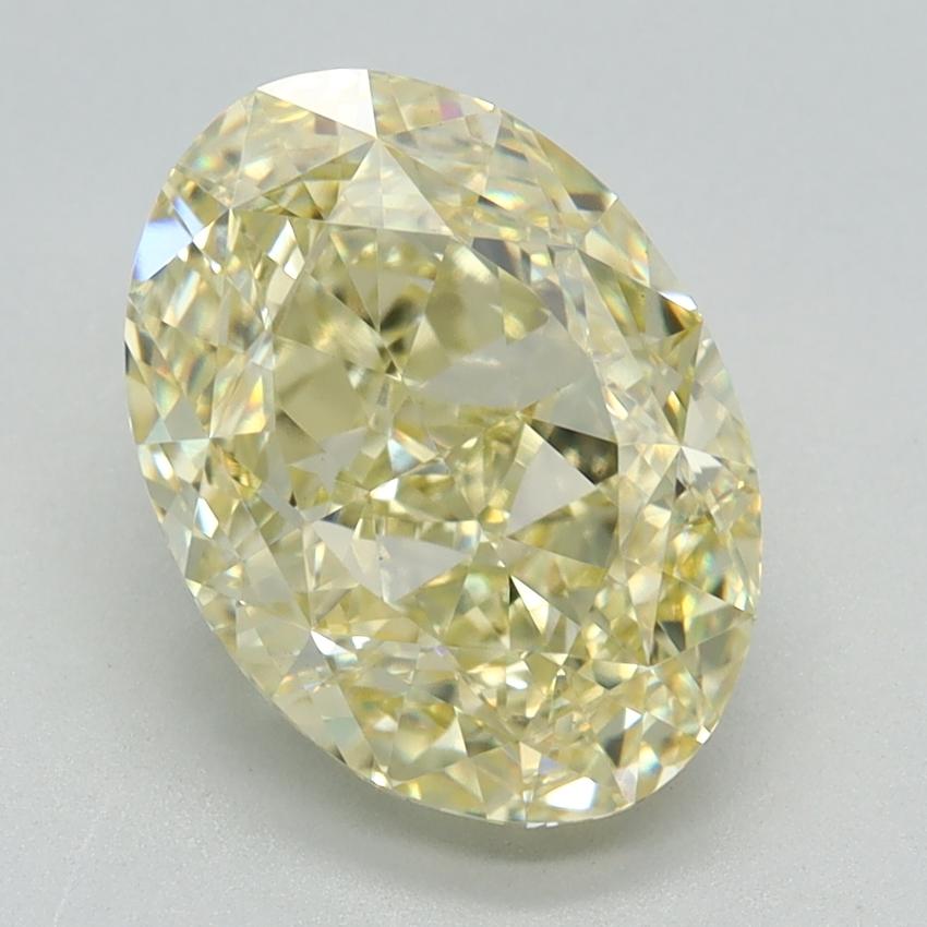 3.27 Ct. Fancy Intense Yellow Oval Lab Grown Diamond