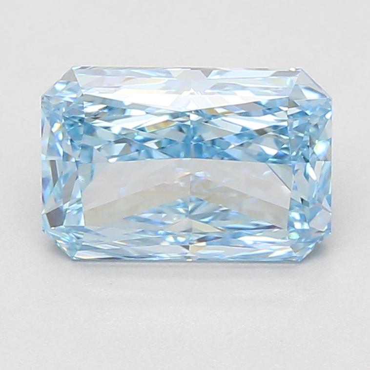 3.02 Ct. Fancy Vivid Blue Radiant Lab Grown Diamond