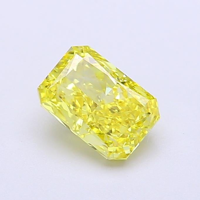 1.01 Ct. Fancy Vivid  Yellow Radiant Lab Grown Diamond
