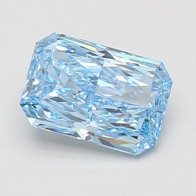 1.54 Ct. Fancy Vivid Blue Radiant Lab Grown Diamond