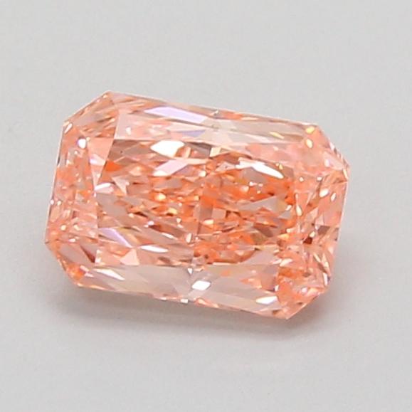 1.00 Ct. Fancy Vivid Pink Radiant Lab Grown Diamond