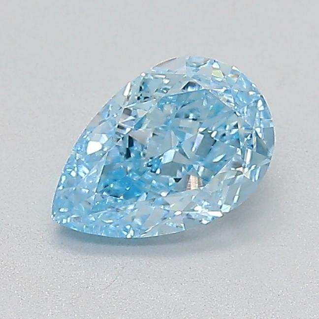 1.06 Ct. Fancy Vivid  Blue Pear Lab Grown Diamond