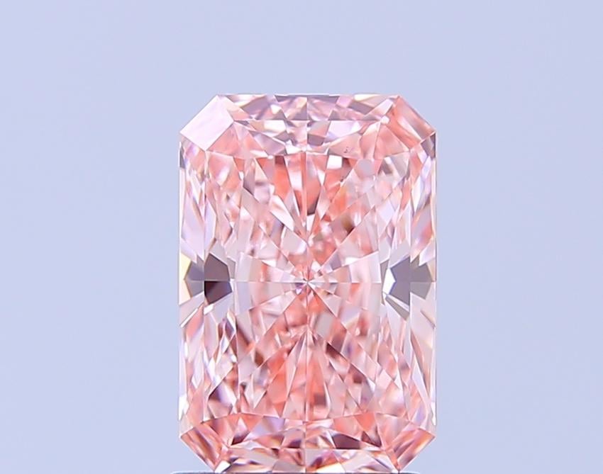 2.01 Ct. Fancy Vivid  Pink Radiant Lab Grown Diamond