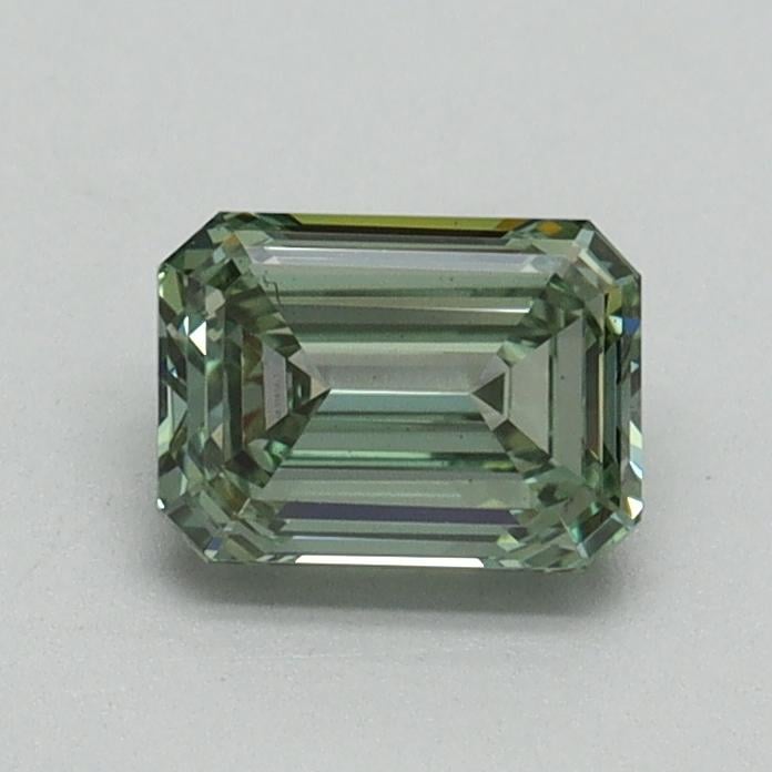 0.71 Ct. Fancy Intense Green Emerald Lab Grown Diamond