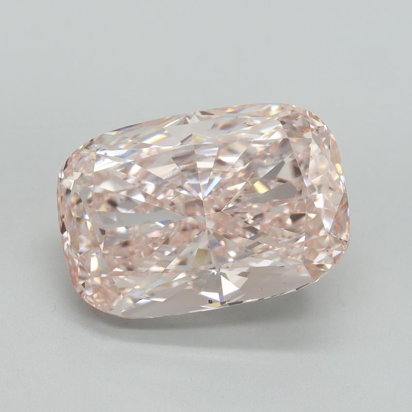 10.14 Ct. Fancy Pink Cushion Lab Grown Diamond