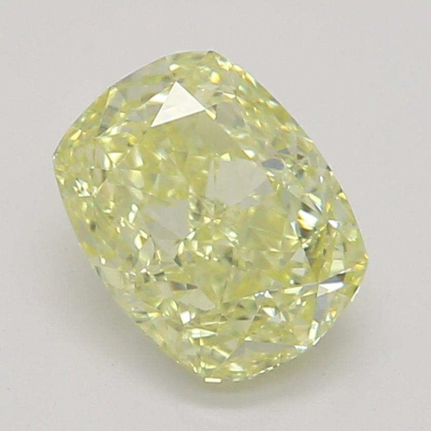0.63 Ct. Fancy Yellow Cushion Diamond