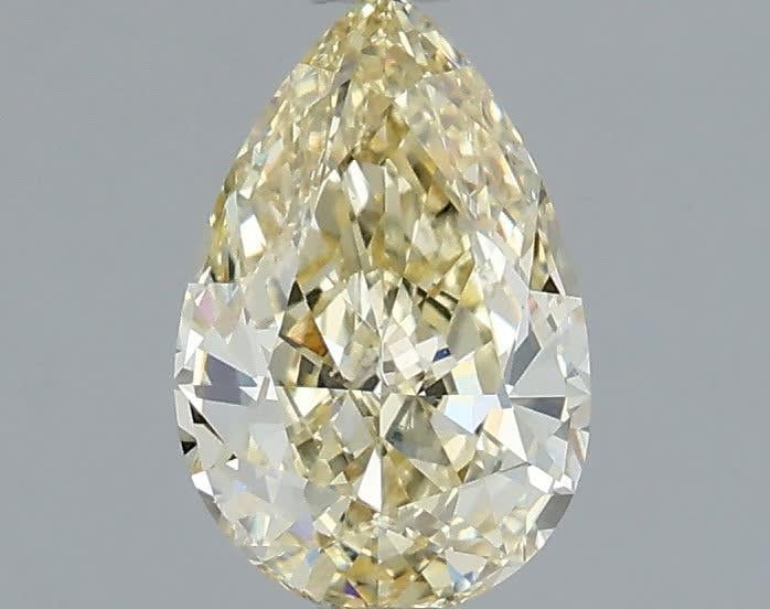 1.07 Ct. Fancy Light Yellow Pear Lab Grown Diamond