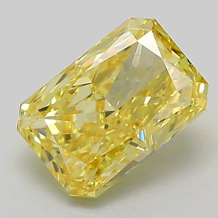 1.55 Ct. Fancy Intense  Yellow Radiant Lab Grown Diamond