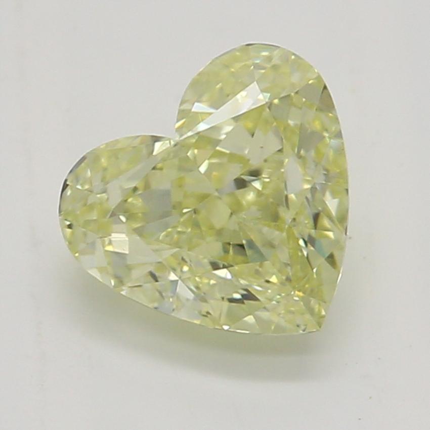 0.71 Ct. Fancy Yellow Heart Diamond