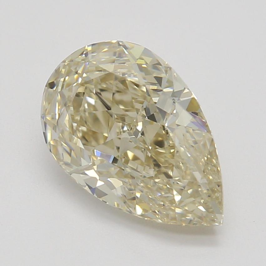 1.04 Ct. Fancy Light Brown-Yellow Pear Diamond