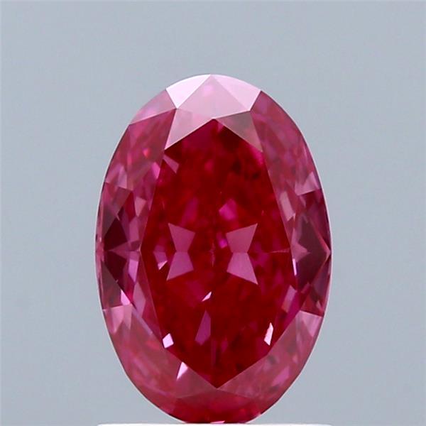 1.29 Ct. Fancy Vivid Pink Oval Lab Grown Diamond