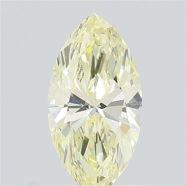 0.41 Ct. Fancy Light Yellow Marquise Lab Grown Diamond