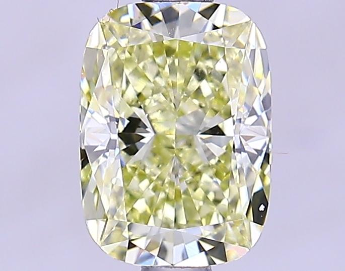 1.21 Ct. Fancy Yellow Cushion Lab Grown Diamond