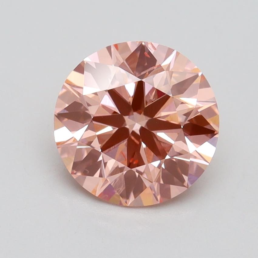 1.65 Ct. Fancy Intense Pink Round Lab Grown Diamond