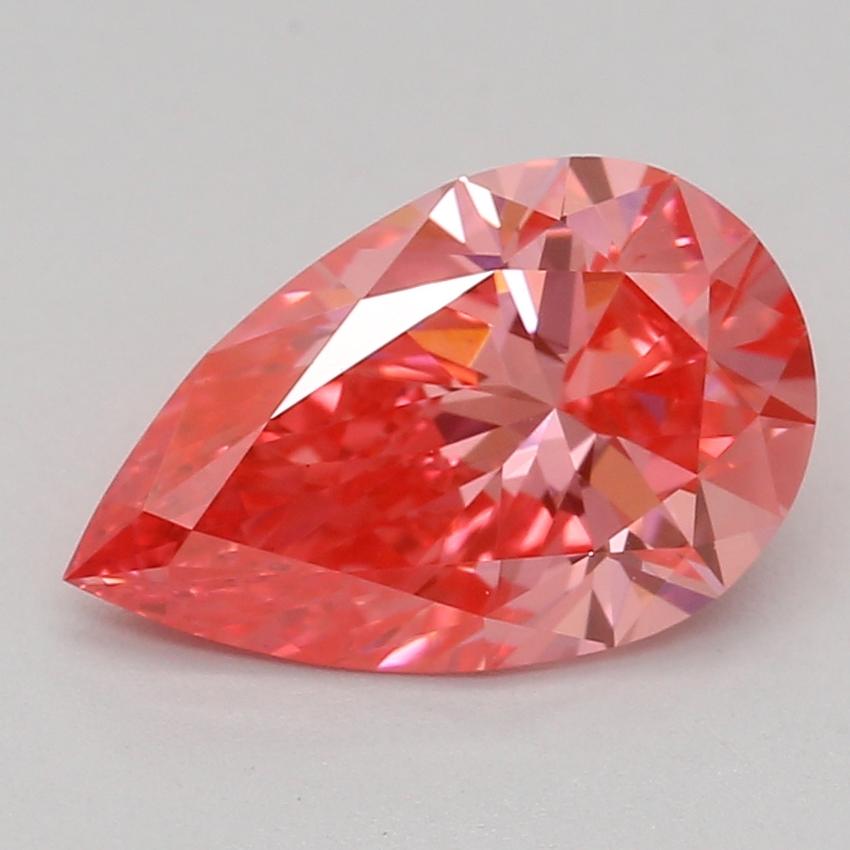 1.04 Ct. Fancy Vivid Pink Pear Lab Grown Diamond
