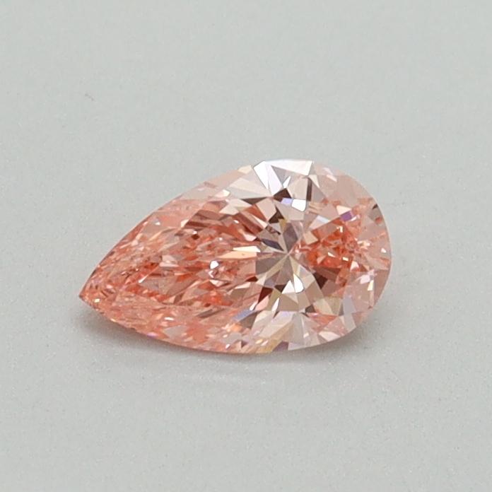 0.30 Ct. Fancy Vivid Pink Pear Lab Grown Diamond