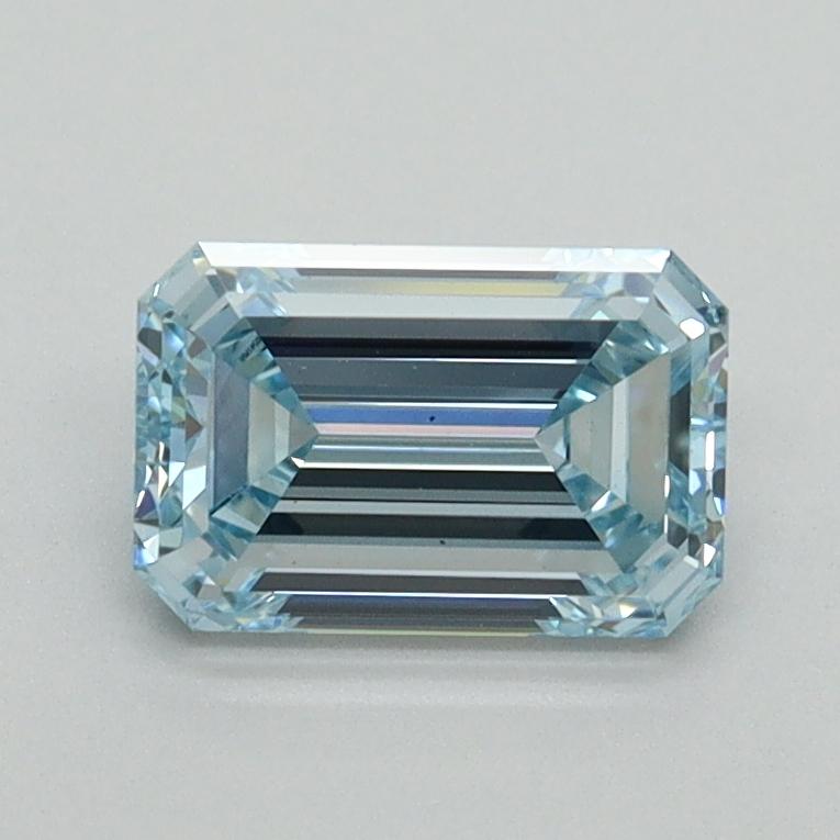 1.08 Ct. Fancy Intense Blue Emerald Lab Grown Diamond